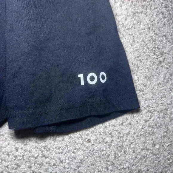 Peloton 100 ride milestone black tshirt size S unisex - Picture 5 of 7